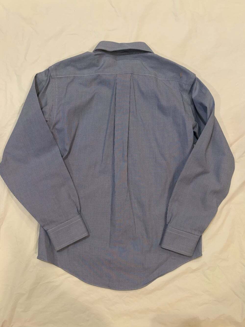 Brooks Brothers Shirt Boy's Size 8 Navy/White Plaid Long Sleeve Button Up - Picture 4 of 6
